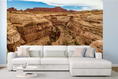Produktbild von Vlies Fototapete BLICK AUF DIE SCHLUCHT 375 x 250 cm (inkl. Kleister) - Vlies Tapete, Wandtapete, Wandbilder - Tapete für Wohnzimmer Schlafzimmer, Büro, Küche - Montagefertig