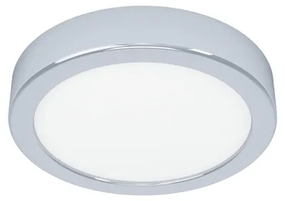 Image de EGLO FUEVA 6, LED, 1000 lumens, indice de protection IP44, couleur chromée