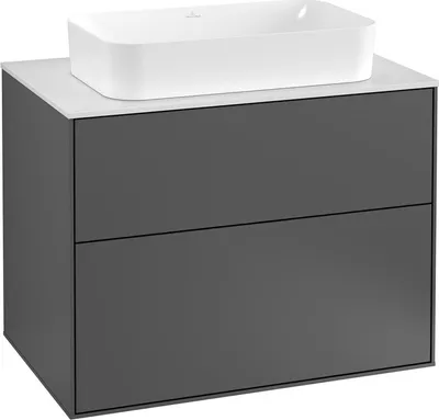 Produktbild von Villeroy & Boch V&B Waschtischunterschrank FINION 800x603x501 Abdpl wh/bl ma