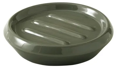 Productafbeelding van Gedy WILMA zeepbakje, rond, groen, diameter 122 mm, hoogte 30 mm, voor plaatsing