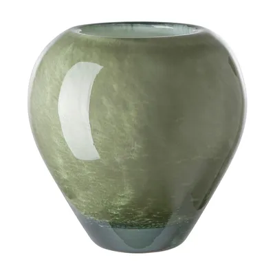 Image de Fink LESLY, Vase, verre, surface lisse, vert clair, L. 14 cm, l. 14 cm, H. 14 cm, D. 14 cm, référence : 115380