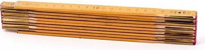 Produktbild von FEINZ | Maßband 2m - Holz - faltbar - robust und präzise - ideal für Heimwerker und Profis