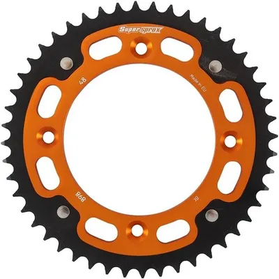 Produktbild von Stealth-Kettenrad Supersprox 428 - 48Z (orange) RST-898:48-ORG|ID 110,0 LK 132,0 4-Loch