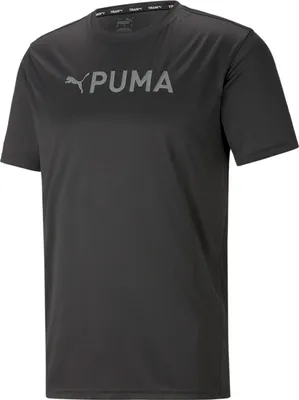 Produktbild von PUMA Fit Logo T-Shirt Herren 01 - puma black XXL