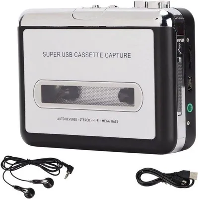 Zdjęcie produktu dla Kompaktowy cyfrowy odtwarzacz płyt audio z interfejsem USB – konwerter plików MP3 – wszechstronna konstrukcja