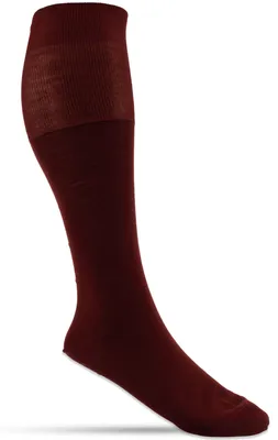 Produktbild von Langer & Messmer Herren Kniestrümpfe aus weicher Baumwolle Farbe Bordeaux Größe 46-47