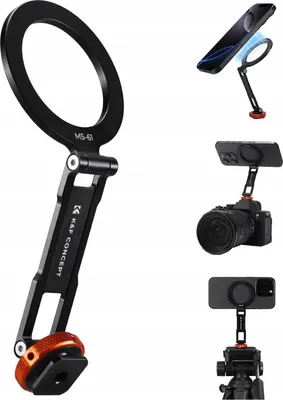 Zdjęcie produktu dla Uchwyt Mocowanie Magnetyczne Magnes MagSafe na ISO + 1/4'' - Telefon iPhone / KF31.196
