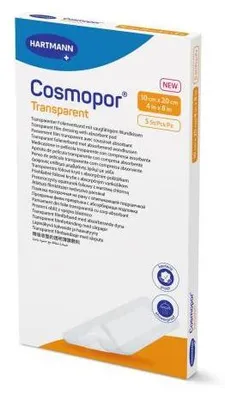 Obrázek produktu pro Cosmopor transparentní filmový obvaz 10x20 cm sterilní 5 ks