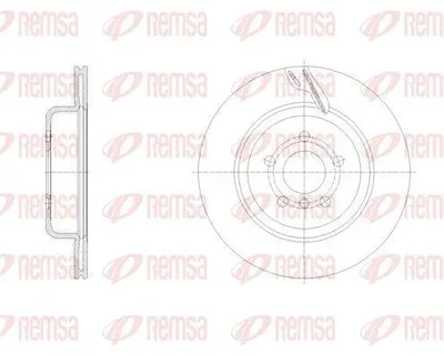 Produktbild von REMSA Bremsscheibe Hinten Rechts für BMW 3 Touring (G21) 330mm 62128.11