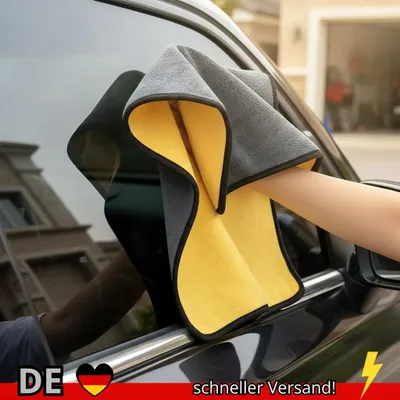 Produktbild von 1 2 6 Stücke Mikrofaser Reinigung Handtuch Auto Tücher Professionelle