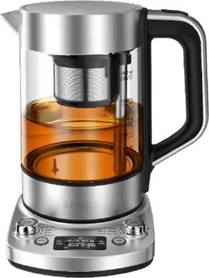 Produktbild von Severin WK 3422 Tee- und Wasserkocher Automatik Deluxe, Farbe:Edelstahl
