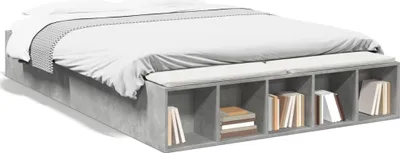 Obrázek produktu pro vidaXL Noční stolek betonový šedý 160x200 cm výrobek z odvozeného dřeva
