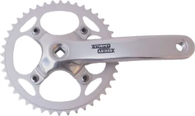 Obrázok produktu pre sturmey-Archer FCS750 1x 44z 170mm strieborné kľuky bez krytu