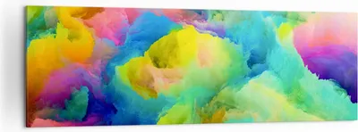Produktbild von Bild auf Leinwand - Leinwandbild - Abstraktion modern - 160x50cm - Wand Bild - Wanddeko - Leinwanddruck - Bilder - Kunstdruck - Wanddekoration - Leinwand bilder - Wandkunst - AB160x50-4055