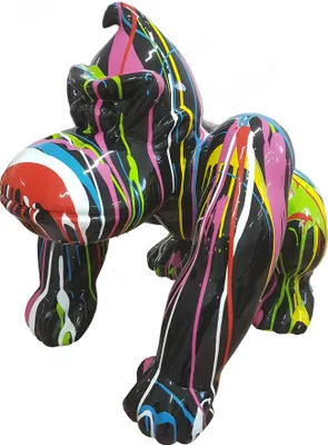 Image de Figurine de designer Statue Statues modernes Décoration Gorille Jardin Nouveau