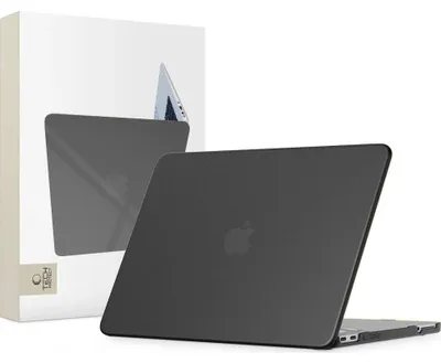 Produktbild von Schutzhülle für MacBook Neo 13" A18 Pro 2026, Tech-Protect SmartShell, mattes Durchscheinend-Schwarz