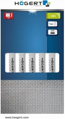 Produktbild von Hogert Technik Sägeblattsatz Säbelsäge HT6D672 Schnellarbeitsstahl