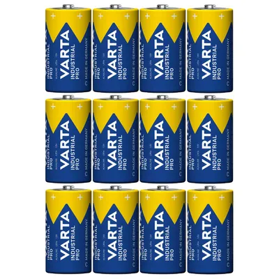 Obrázek produktu pro 12x baterie R-14 LR14 C 1,5 V alkalická Varta Industrial Pro