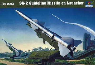 Immagine prodotto di Trumpeter SA-2 Missile guida con cabina di lancio 1:35, 00206