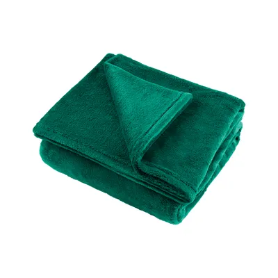 Zdjęcie produktu dla Koc z polaru Teesa 200x220 cm, zielony
