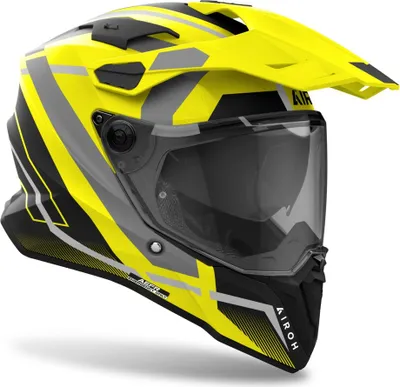 Produktbild von Enduro Helm Crosshelm Schutzhelm Quad AIROH Commander 2 Mavick Gelb Größe XS