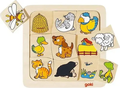Zdjęcie produktu dla Goki 56881, 9 szt., Animals, 2 lat(a)