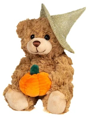 Image de Teddy Hermann Ours en peluche Halloween avec citrouille 20 cm