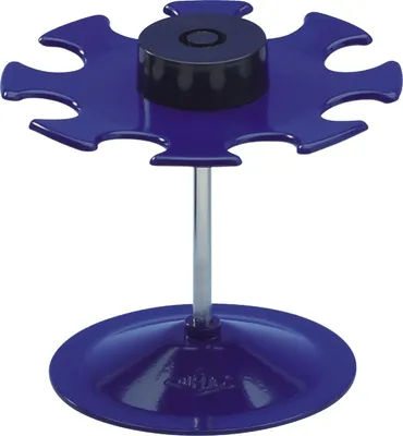 Produktbild von Stempelträger rund für 8 Stempel blau Packung mit 50 Stück
