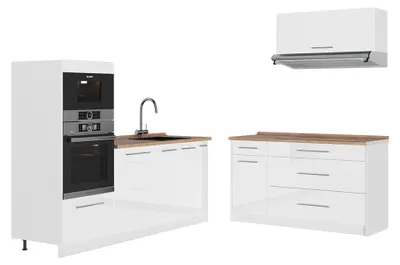 Immagine prodotto di Cucina Vicco Fame-Line Bianco lucido/Bianco 340 cm, PL Rovere, Model 63942