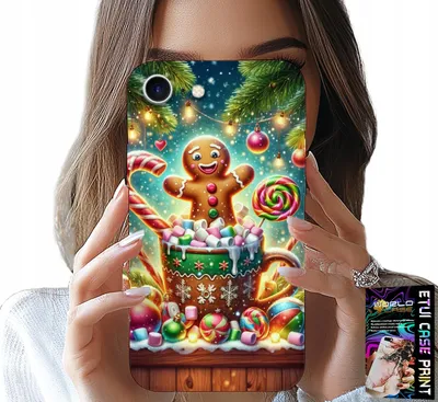 Produktbild von Etui Do Iphone 17E - Piernik Pierniki Świąteczne Wzory +Szkło