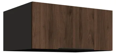 Produktbild von Aufsatzschrank Hochschrank 80 cm Küche MONZA Okapi Nußbaum Küchenzeile
