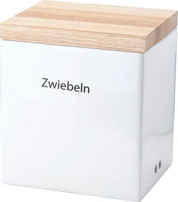 Obrázek produktu pro CONTINENTA, keramická dóza, bílá, rozměry 18x15,5x20,5 cm, kód 3922, EAN 4017167392202