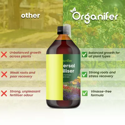 Produktbild von Flüssigdünger Universal 3x1L – 2-1-8 NPK – Flüssig-Pflanzendünger Für Alle Pflanzen – Organifer