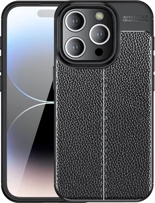 Produktbild von König Design Hülle kompatibel mit Apple iPhone 15 Pro Kunststoff Soft Handyhülle - Handy Case Schwarz
