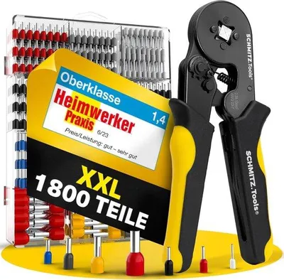 Productafbeelding van Krimptangset, vierkant, automatisch instelbaar, professioneel