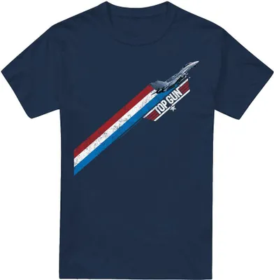 Image de Top Gun - T-shirt pour homme TV6998 (XL) (Bleu marine)