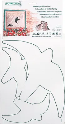 Artikelbild 2 von 'Fensteraufkleber Greifvogel-Silhouette'
