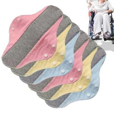 Image de Serviettes hygiéniques réutilisables, imperméables et respirantes