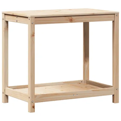 Produktbild von vidaXL Pflanztisch mit Ablage 82,5x50x75 cm Massivholz Kiefer