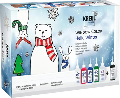 Produktbild von KREUL Window Color "Hello Winter" Set