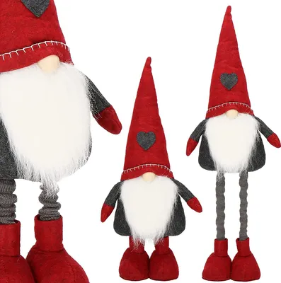 Obrázok produktu pre Skrzat dekoracyjny z czapką i sercem 66 cm