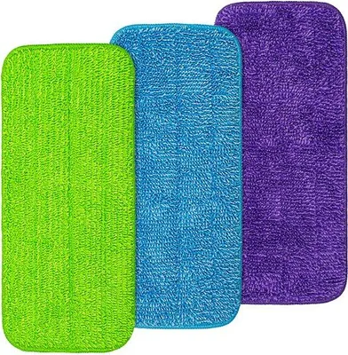 Image de Pièces de rechange pour la serpillière Swiffer WetJet, lot de 3, tête incluse, pour surfaces humides et sèches