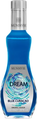 Produktbild von Likier Mundivie Blue Curaçao Dream 500 ml | Likör