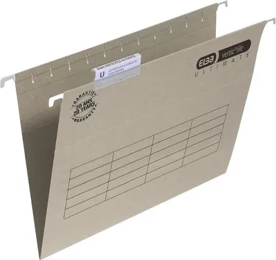 Produktbild von Elba - Hängemappe Verticfile e A4 V-Boden grau 10 Stück | 50 Stück