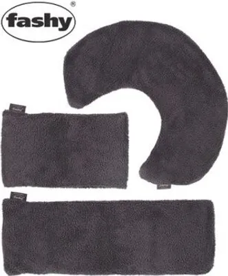 Produktbild von Wärmekissen Kragenform m.,Kuschelbezug 48x35cm anthrazit,