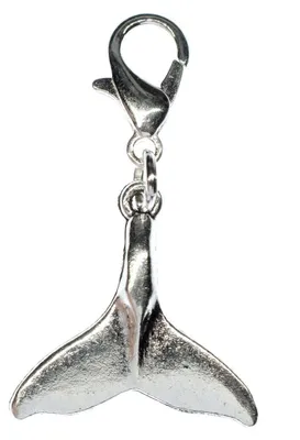 Produktbild von Walflosse Charm Miniblings Pull Anhänger Wal Walfisch Flosse Fisch Meer Delphin