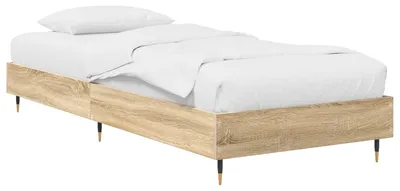 Zdjęcie produktu dla Ramka łóżka dąb Sonoma 80 x 200 cm Drewno inżynieryjne