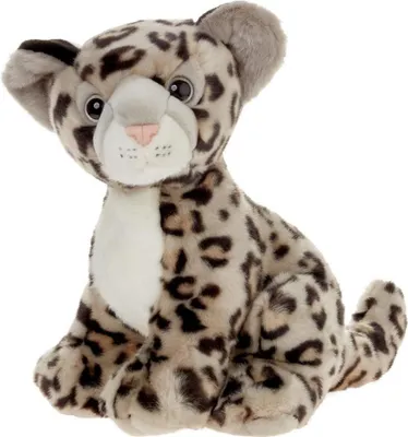 Image de Mascotte Léopard Des Neiges 35Cm 13919