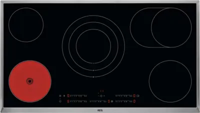 Produktbild von AEG HK 955070 XB / Glaskeramik Elektro / Edelstahlrahmen / 90 cm / 5 Zonen