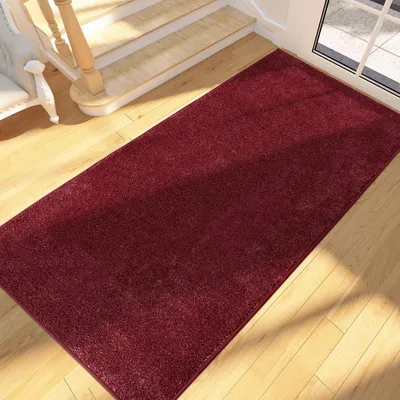 Productafbeelding van Läufer vloerkleed, vuilafschermer, voetmat, 80 x 178 cm, rood